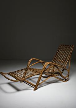 Compasso - Italian 60s Wicher Chaise Longues