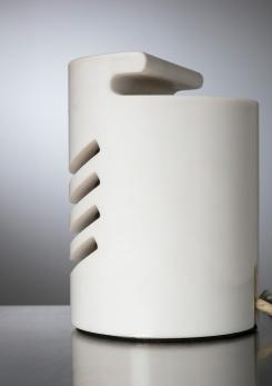 Compasso - Pair of "Maris" Carrara Marble Table Lamps by Gresleri for Sirrah