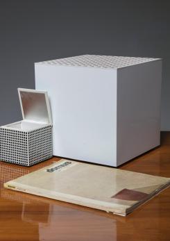 Compasso - Pair of "Cubo Luce" Table Lamps by Studio OPI for Cini & Nils 