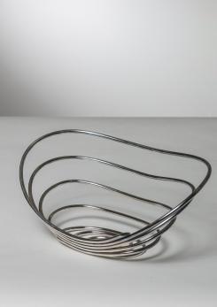 Compasso - "Cesto" Bowl by Lino Sabattini for Sabattini Argenteria