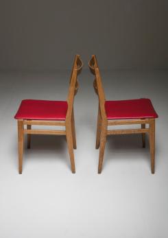 Compasso - Set of 12 Chairs Model 103 by Melchiorre Bega for Cassina