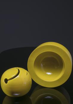 Compasso - Italian 60s Ceramic Sculpture by Franco Bucci