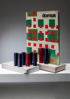 Compasso - Set of Three Tubi/Tubi Centerpieces by Ambrogio Pozzi