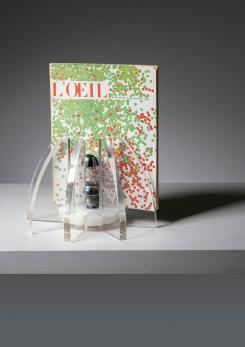 Compasso - Pair of Italin 70s Plexiglass Table Lamps