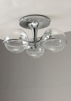 Compasso - Chandelier Model 2042/3 By Gino Sarfatti For Arteluce