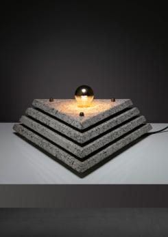 Compasso - Italian 70s One Off Granite Table Lamp