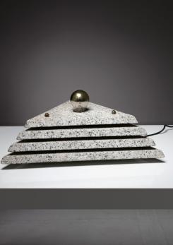 Compasso - Italian 70s One Off Granite Table Lamp
