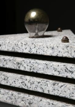 Compasso - Italian 70s One Off Granite Table Lamp