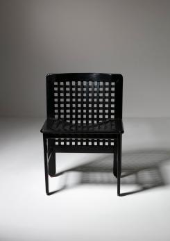 Compasso - Set of Seven "Transenna" Dining Chairs by Ammannati and Vitelli for Pozzi & Verga