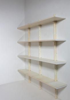 Compasso - Wall Bookcase by Piergiorgio Cazzaniga