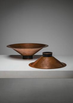 Compasso - Set of Two Copper Centerpieces Compasso - Set of Two Copper Centerpieces