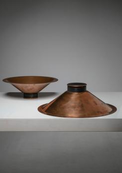 Compasso - Set of Two Copper Centerpieces Compasso - Set of Two Copper Centerpieces