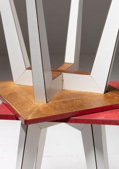 Compasso - Pair of Italian 50s Formica Stools