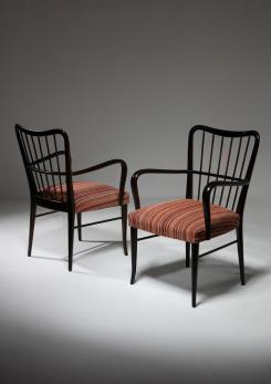 Compasso - Pair of Armchairs attributed to Paolo Buffa