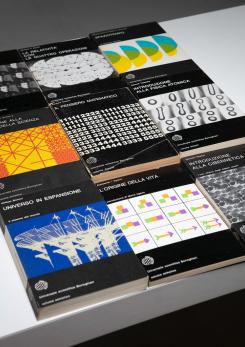 Compasso - Rare Collection of 27 Books with Enzo Mari Art Covers Compasso - Rare Collection of 27 Books with Enzo Mari Art Covers