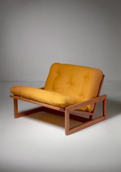 Compasso - Pair of "Carlotta" Lounge Chairs by Afra and Tobia Scarpa for Cassina