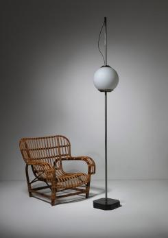 Compasso - "Pallone" Floor Lamp Model LTe10 by Caccia Dominioni for Azucena