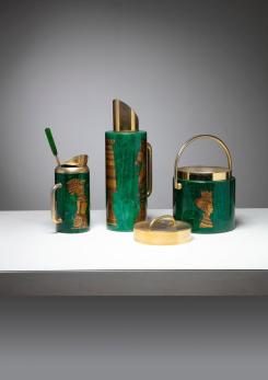 Compasso - Malachite Cocktail Set by Aldo Tura for Macabo
