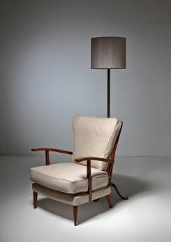 Compasso - Paolo Buffa Leather Lounge Chair