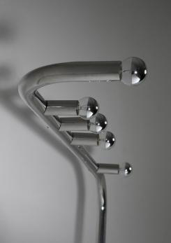 Compasso - Large Chrome Floor Lamp by Reggiani