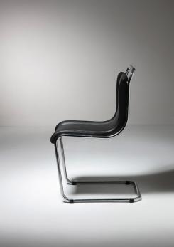 Compasso - Pair of Italian 70s Chrome Chairs
