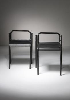 Compasso - Pair of "CDO" Stools by Caccia Dominioni for Azucena