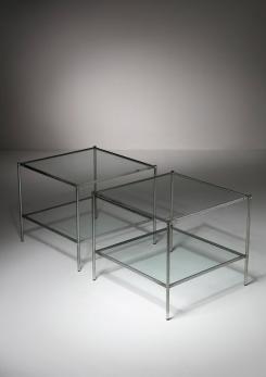 Compasso - Pair of "Montecarlo" Side Tables by Corrado Corradi dell'Acqua for Azucena