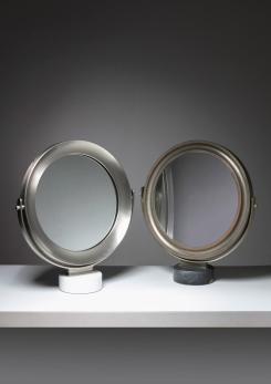 Compasso - Pair of "Narciso" Table Mirrors by Sergio Mazza for Artemide