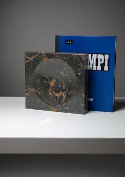 Compasso - Italian 70s Black Marble Centerpiece