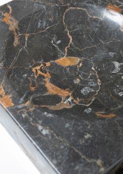 Compasso - Italian 70s Black Marble Centerpiece