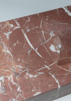 Compasso - Italian 70s Red Marble Centerpiece