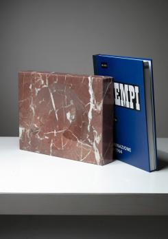 Compasso - Italian 70s Red Marble Centerpiece
