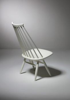 Compasso - Pair of "Mademoiselle" High Back Chairs by Tapiovaara for Asko