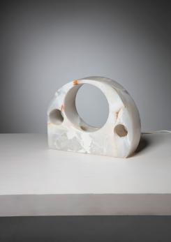 Compasso - Italian 60s Alabaster Table Lamp