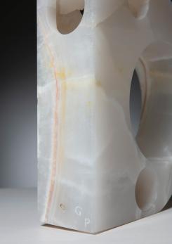 Compasso - Italian 60s Alabaster Table Lamp