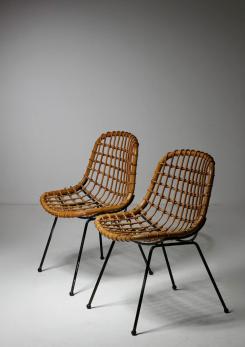 Compasso - Pair of "BS1N" Chairs by Tito Agnoli for Pierantonio Bonacina