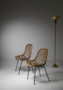 Compasso - Pair of "BS1N" Chairs by Tito Agnoli for Pierantonio Bonacina