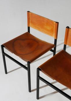 Compasso - Set of Six  "Rea" Chairs by Paolo Tilche for Arform