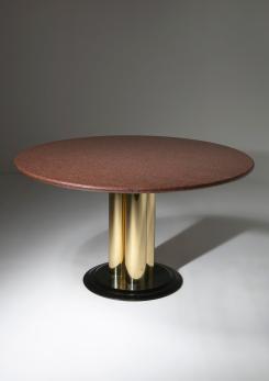 Compasso - Italian 70s Red Marble Dining Table