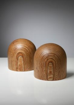 Compasso - Pair of Bookends by Pino Pedano