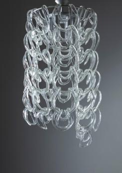 Compasso - "Giogali" Murano Glass Chandelier by Angelo Mangiarotti for Vistosi