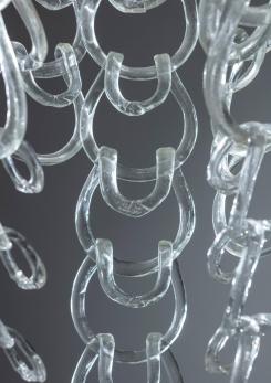 Compasso - "Giogali" Murano Glass Chandelier by Angelo Mangiarotti for Vistosi