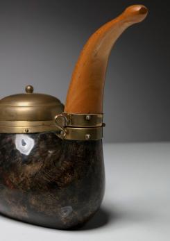 Compasso - Large Pipe Shaped Box by Aldo Tura for Macabo