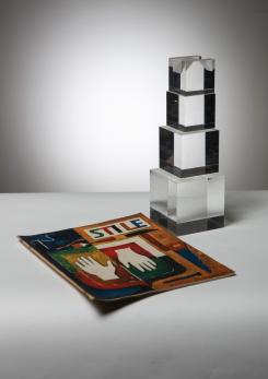 Compasso - Plexiglass Sculpture by Alessio Tasca for Fusina