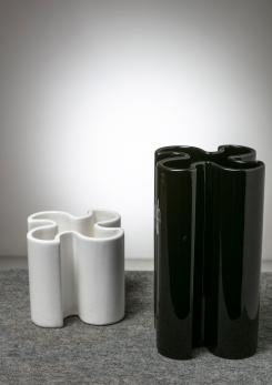Compasso - Pair of Ceramic Vases by Bettonica Gabbianelli
