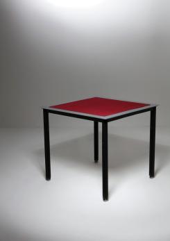 Compasso - "Fasce Cromate" Game Table by Luigi Caccia Dominioni for Azucena Compasso - "Fasce Cromate" Game Table by Luigi Caccia Dominioni for Azucena