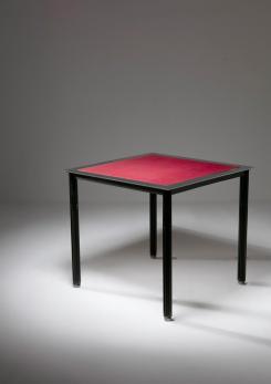 Compasso - "Fasce Cromate" Game Table by Luigi Caccia Dominioni for Azucena Compasso - "Fasce Cromate" Game Table by Luigi Caccia Dominioni for Azucena