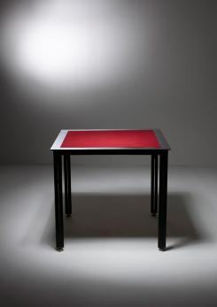 Compasso - "Fasce Cromate" Game Table by Luigi Caccia Dominioni for Azucena Compasso - "Fasce Cromate" Game Table by Luigi Caccia Dominioni for Azucena