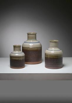 Compasso - Set of Three Ceramic Vases by Nanni Valentini for Ceramica Arcore