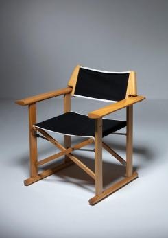 Compasso - Pair of "Hollywood" Folding Armchairs by Carlo Hauner for Reguitti